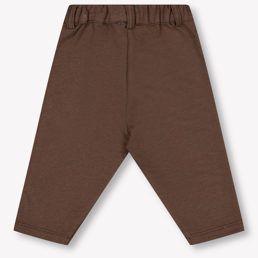 Donsje Amsterdam Gustavus Baby Boys Pants In Dark Brown