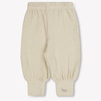 Donsje Amsterdam Yippee Baby Girls Pants In Light Beige