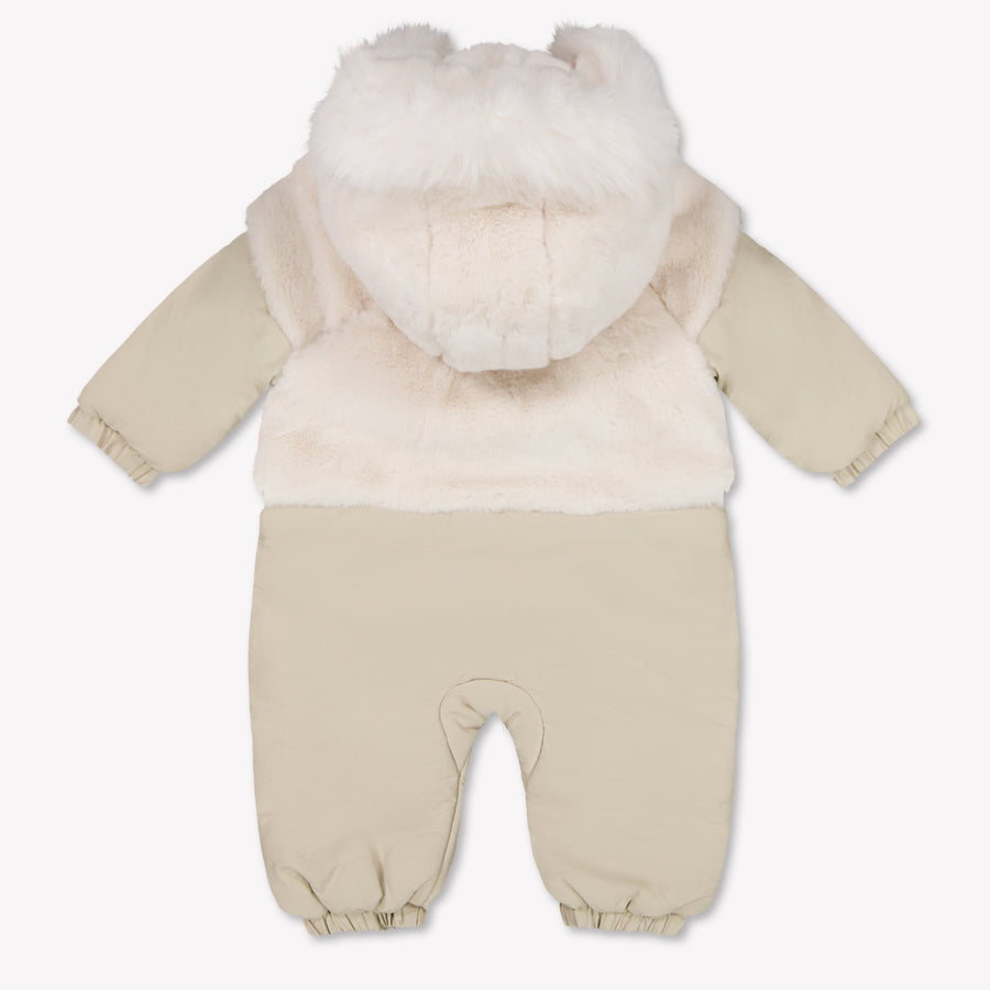 Donsje Amsterdam Maevie Baby Meisjes Skipakken In Licht Grijs