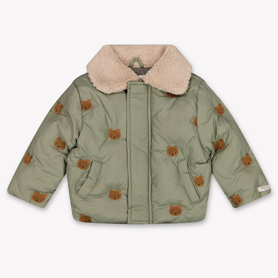 Donsje Amsterdam Florus Baby Boys Winter coat In Dark Green