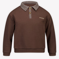 Donsje Amsterdam Kids Boys Sweater In Brown