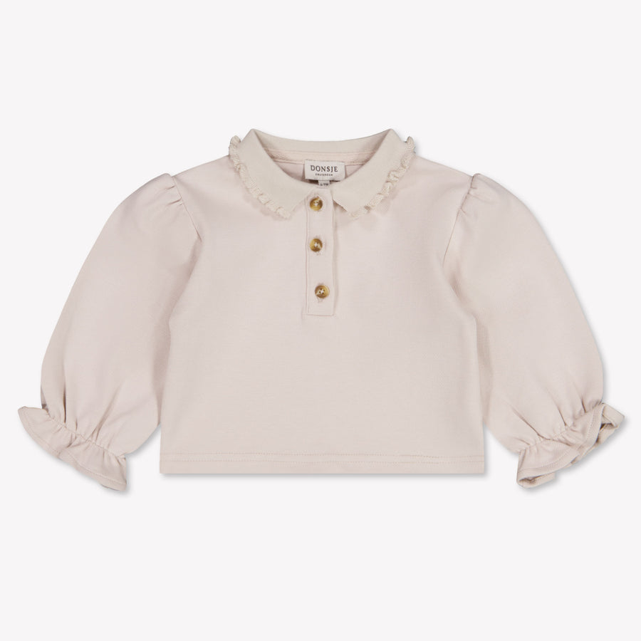 Donsje Amsterdam Pluimpje Baby Girls Sweater in Lila