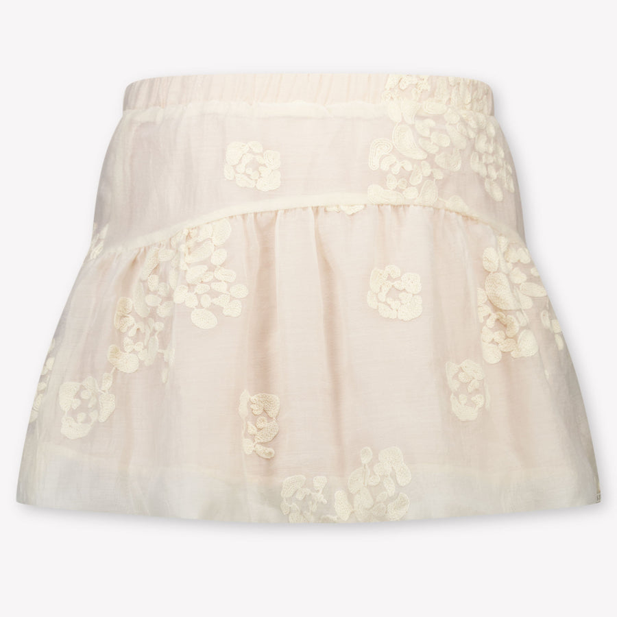 Donsje Amsterdam Kids Girls Skirt In OffWhite