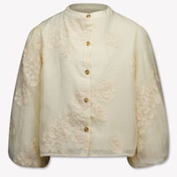 Donsje Amsterdam Kids Girls Blouse In OffWhite