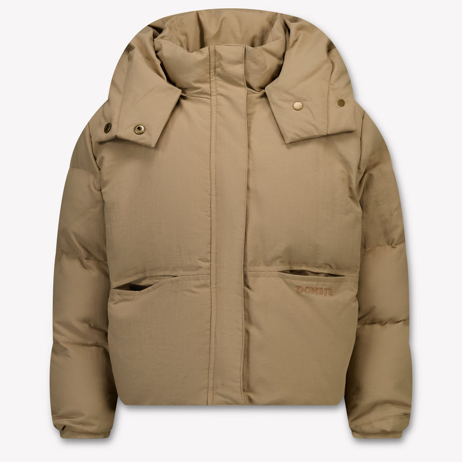 Donsje Amsterdam Kids Boys Winter coat In Taupe