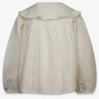 Donsje Amsterdam Kinder Meisjes Blouse In Off White
