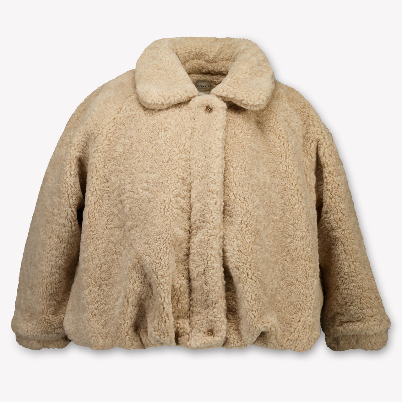 Donsje Amsterdam Kinder Meisjes Faux Fur Jassen In Licht Beige