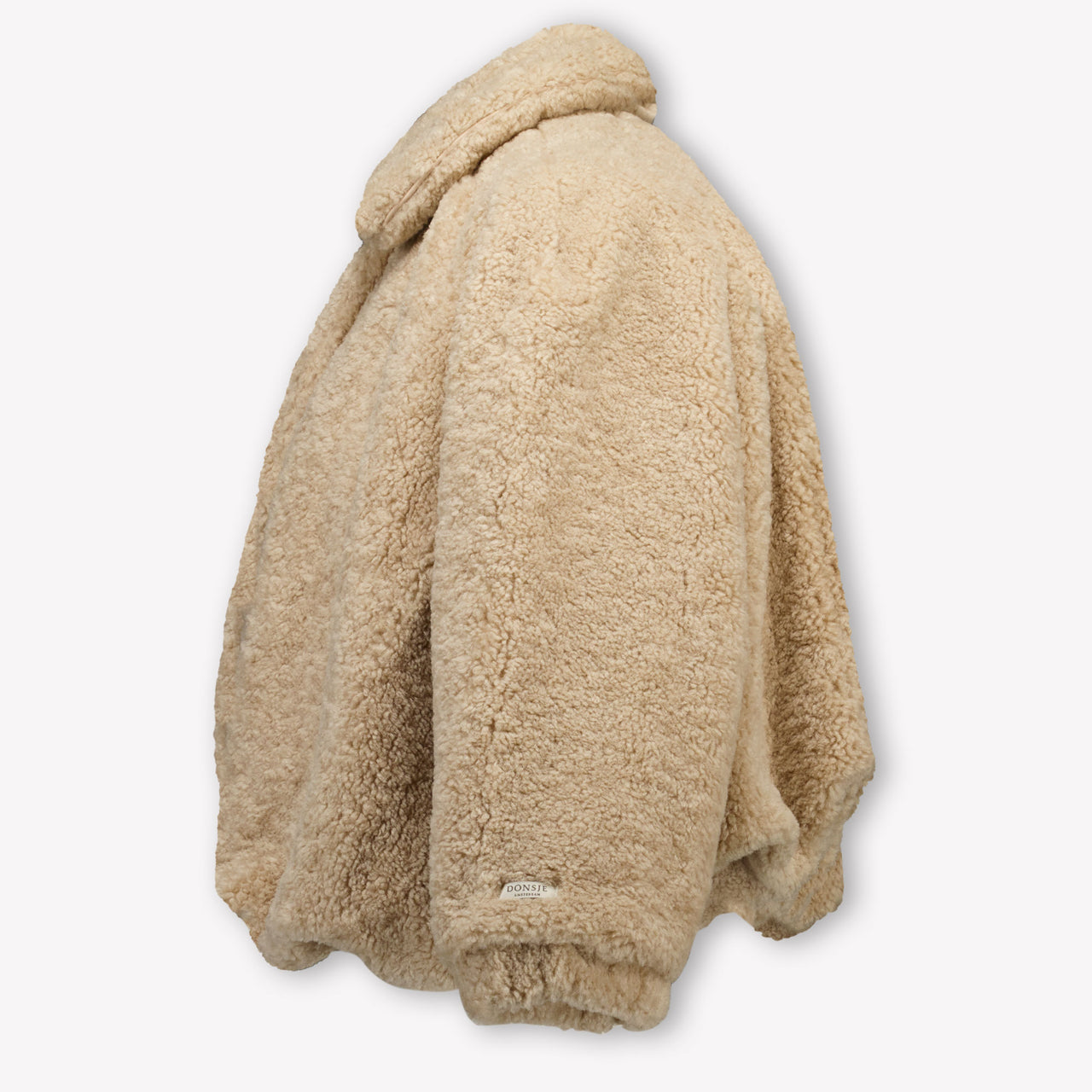 Donsje Amsterdam Kinder Meisjes Faux Fur Jassen In Licht Beige