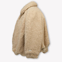 Donsje Amsterdam Kinder Meisjes Faux Fur Jassen In Licht Beige