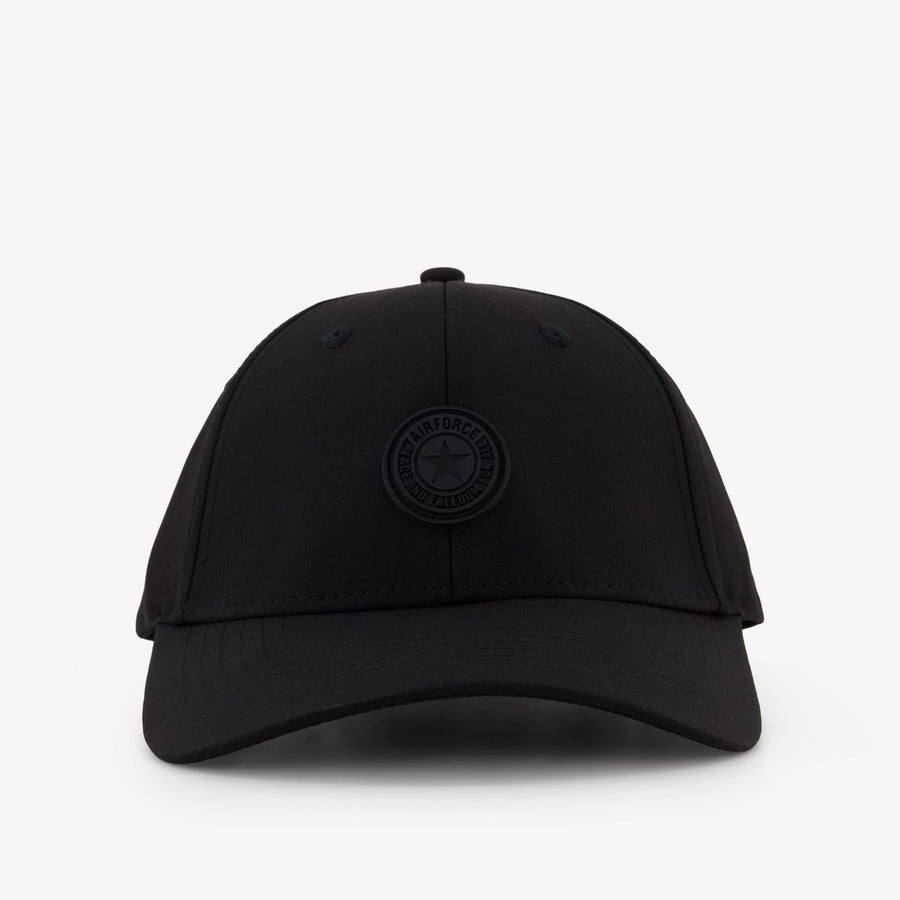 Airforce Kids Boys Cap In Black