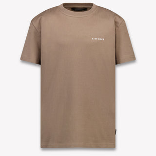 Airforce Kids Boys T-Shirt In Light Brown