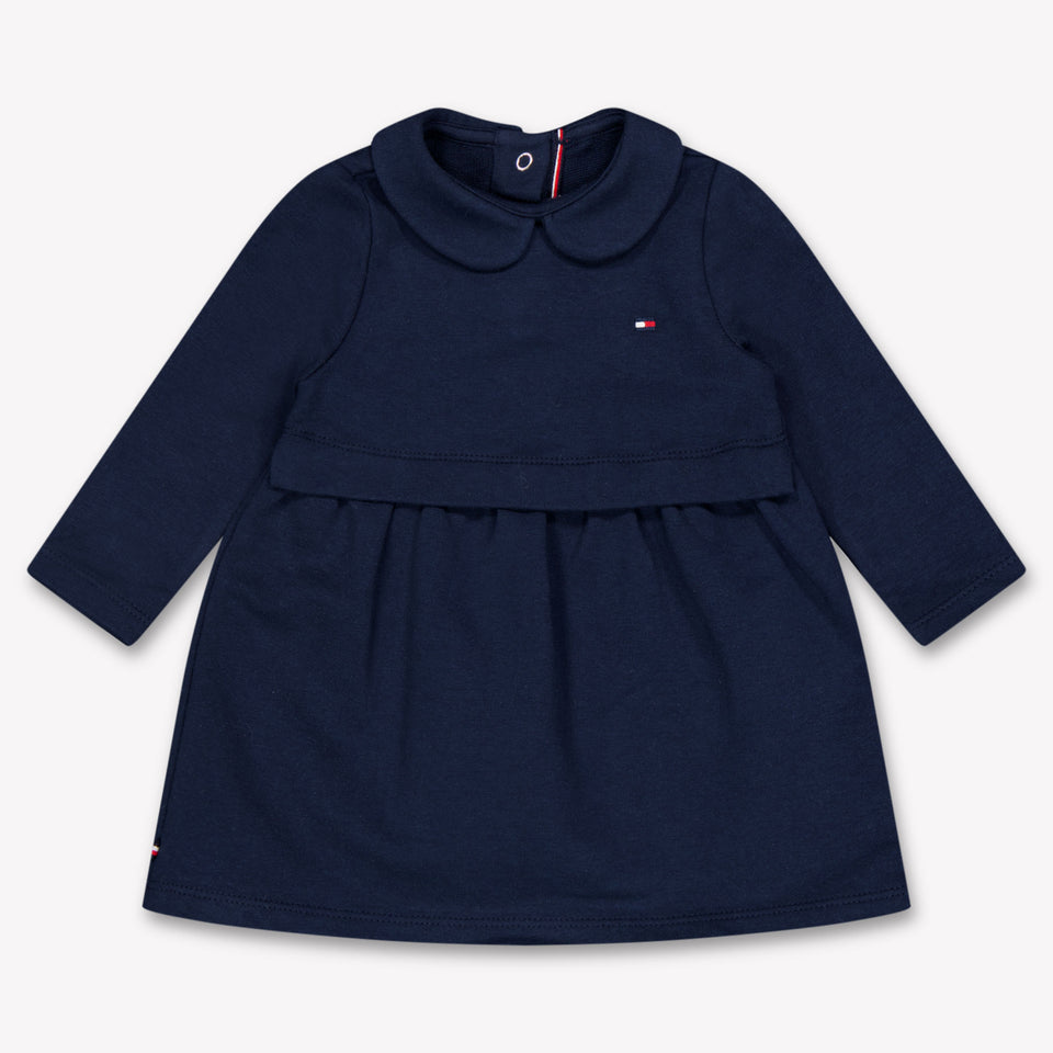 Tommy Hilfiger Baby Meisjes Jurk In Navy