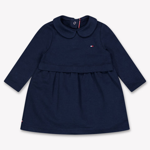 Tommy Hilfiger Baby Meisjes Jurk In Navy