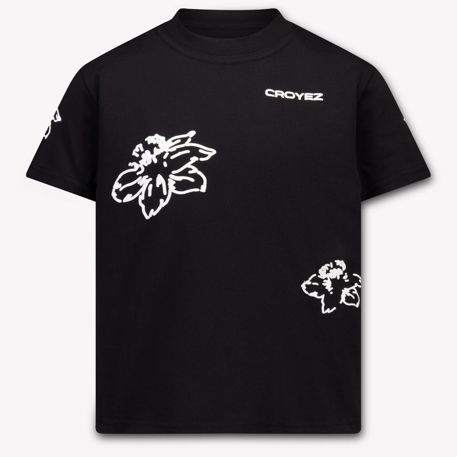 Croyez Kinder Jongens T-Shirt In Zwart