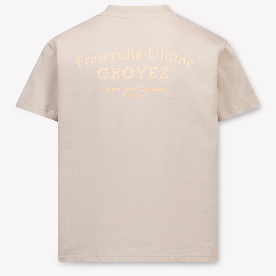 Croyez Kids Boys T-Shirt In Beige