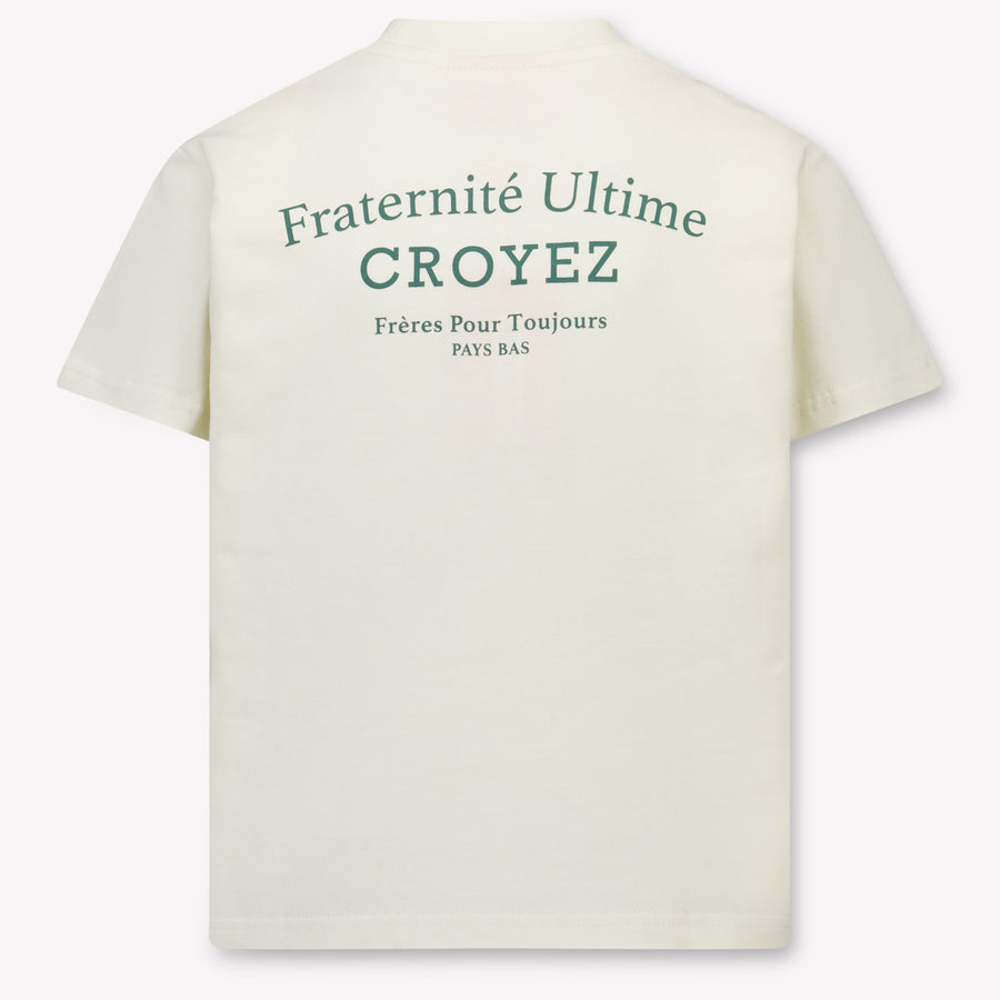 Croyez Kids Boys T-Shirt In OffWhite