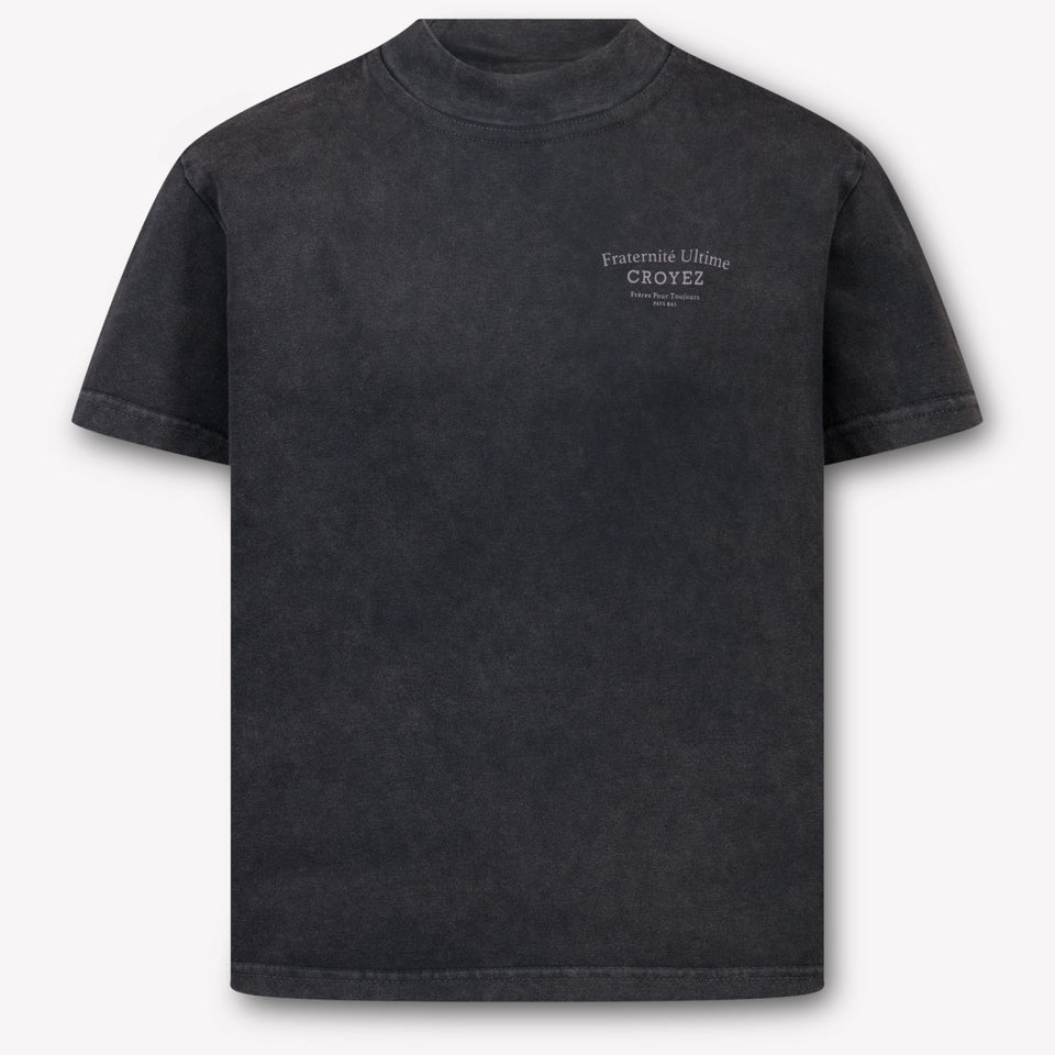 Croyez Kids Boys T-Shirt In Anthracite