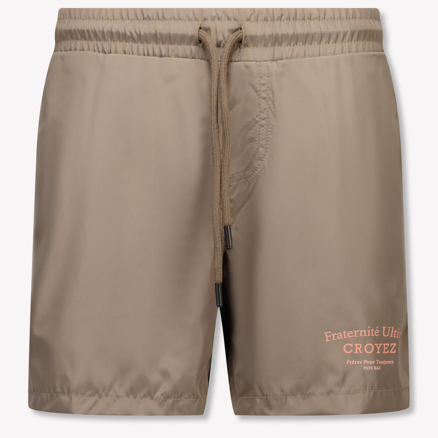 Croyez Kids Boys Swimwear In Beige