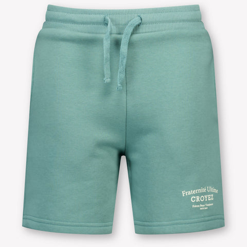 Croyez Kids Boys Shorts In Green