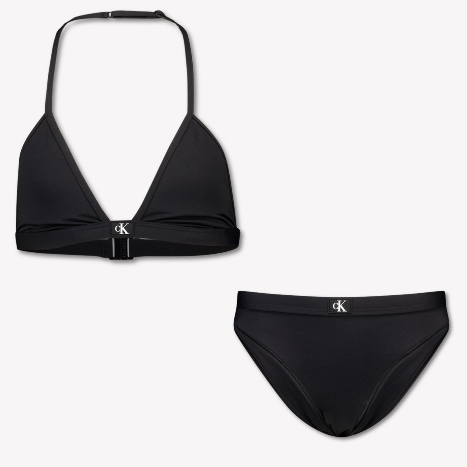 Calvin Klein Kids Girls Swimwear In Black