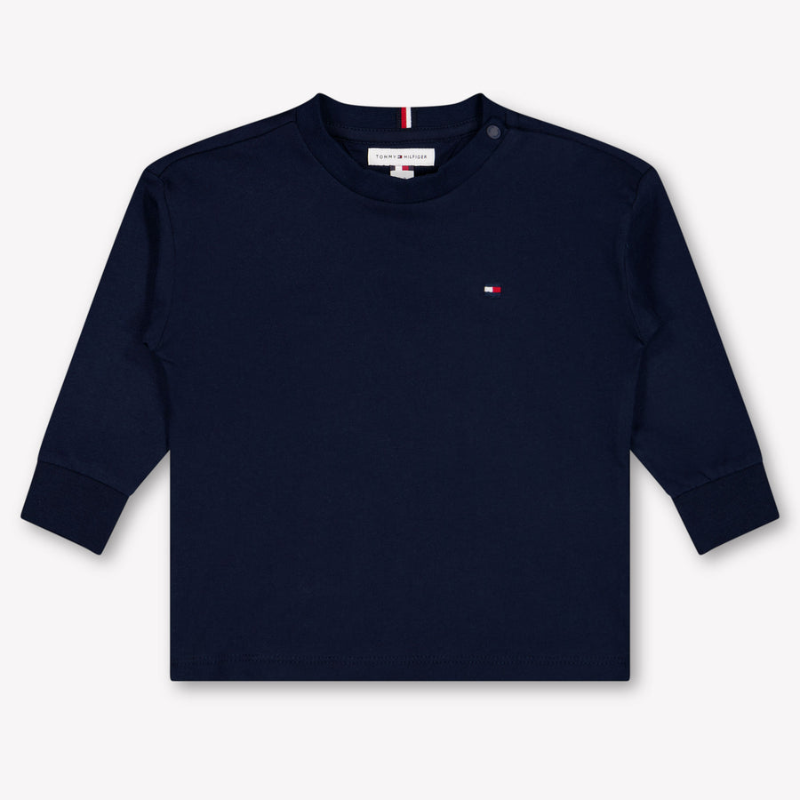 Tommy Hilfiger Baby Jongens T-Shirt In Navy