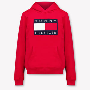 Tommy Hilfiger Kinder Unisex Trui In Rood