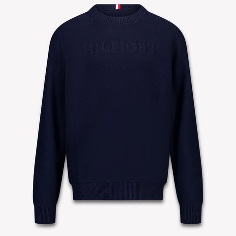 Tommy Hilfiger Kinder Jongens Trui In Navy