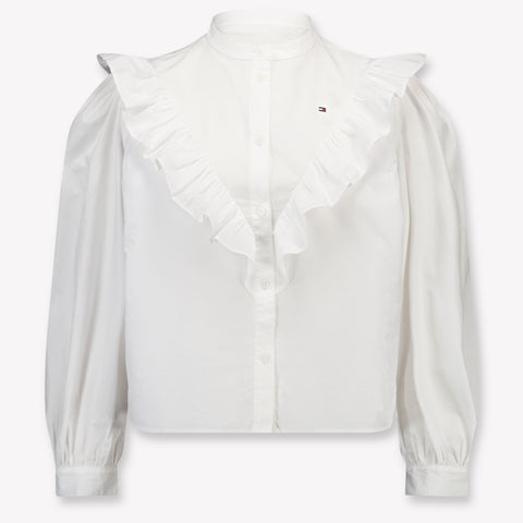 Tommy Hilfiger Kids Girls Blouse in White