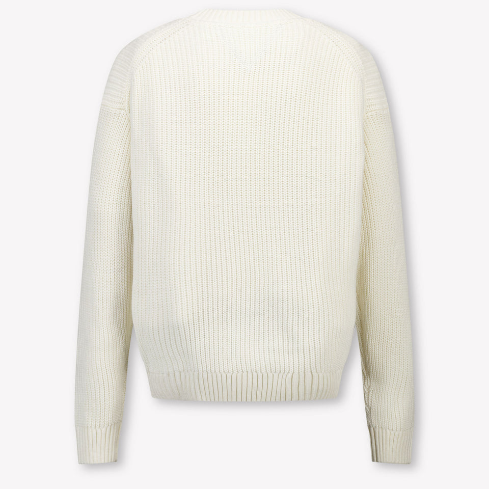 Tommy Hilfiger Kinder Jongens Trui In Off White