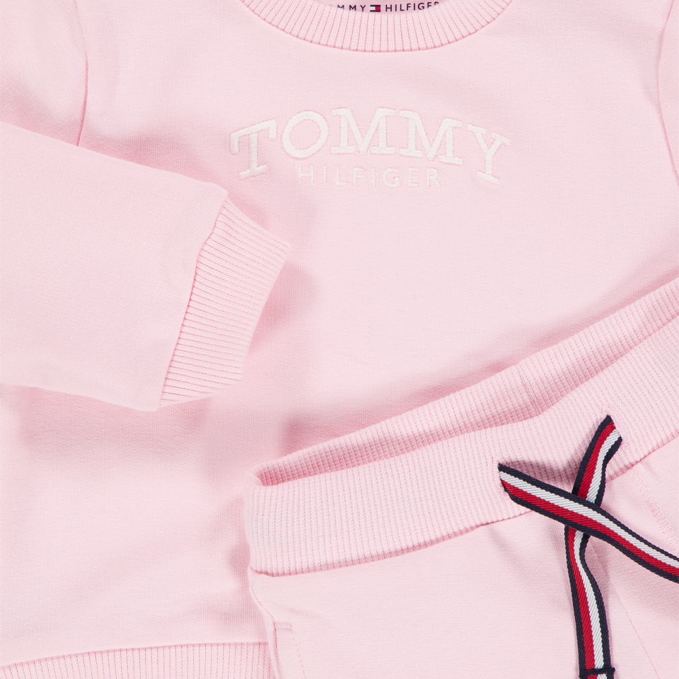 Tommy Hilfiger Baby Unisex Jogging suit Light Pink
