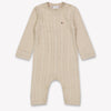 Tommy Hilfiger Baby Unisex Playsuit In Light Beige