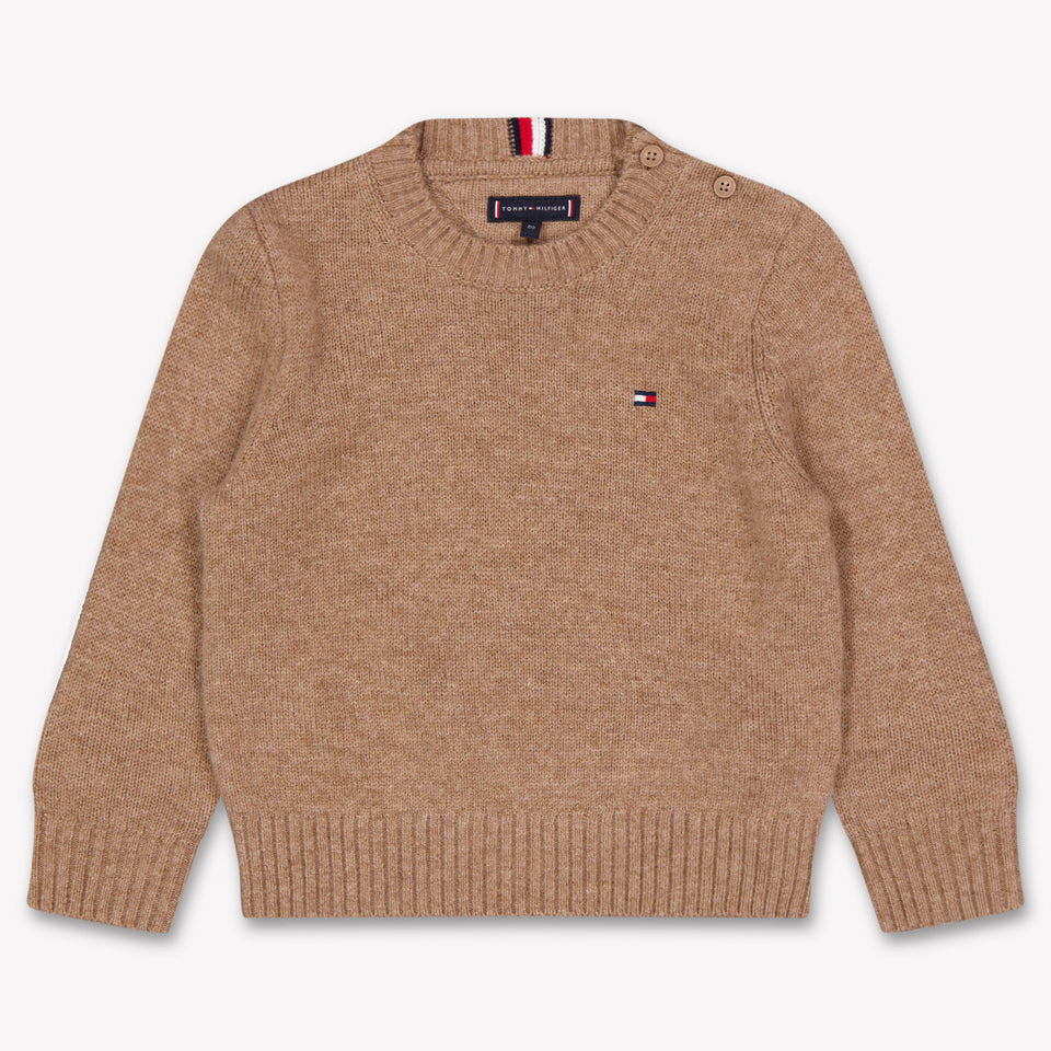 Tommy Hilfiger Baby Boys Sweater in Camel