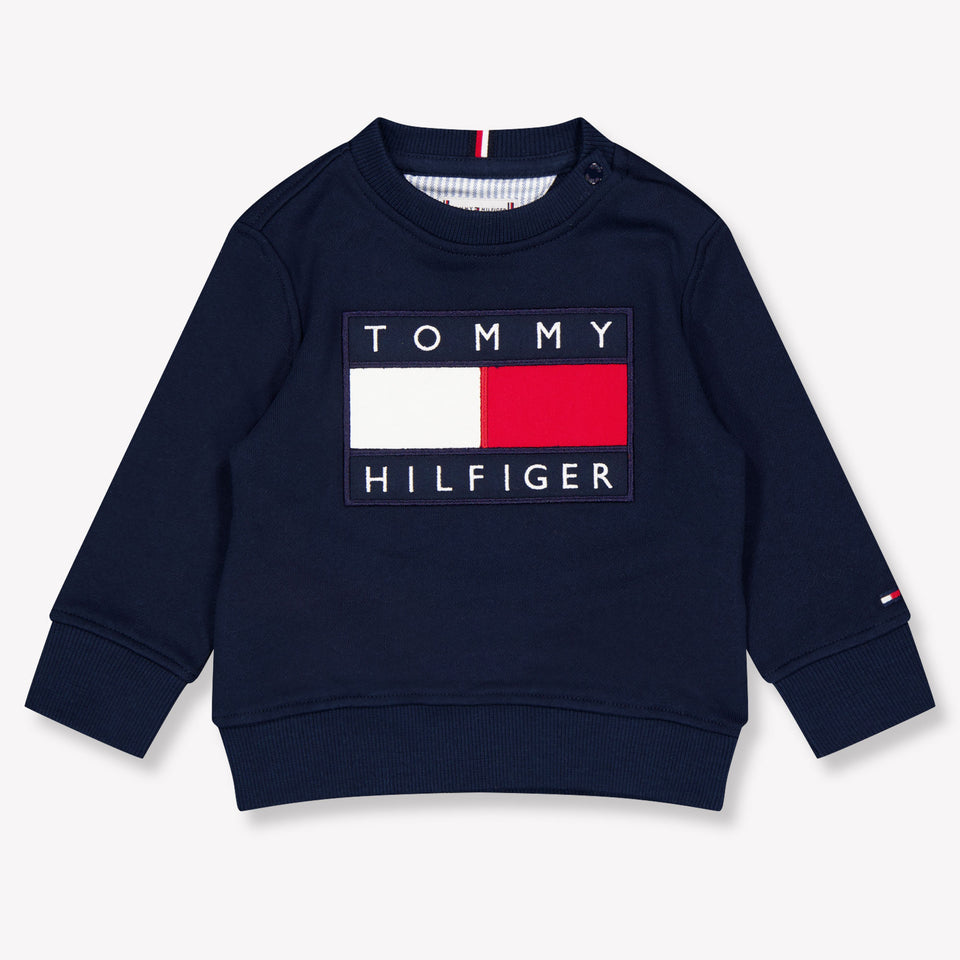 Tommy Hilfiger Baby Unisex Sweater in Navy