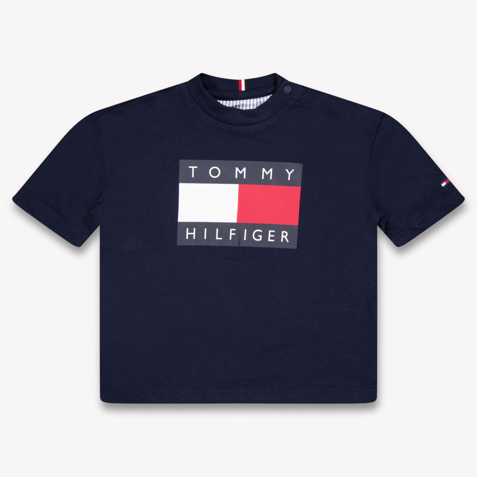 Tommy Hilfiger Baby Jongens T-Shirt In Navy