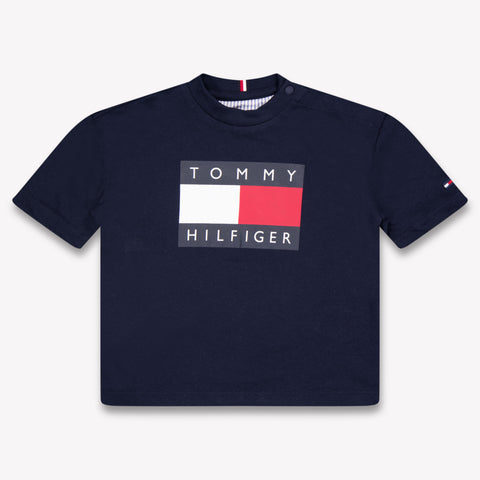 Tommy Hilfiger Baby Jongens T-Shirt In Navy