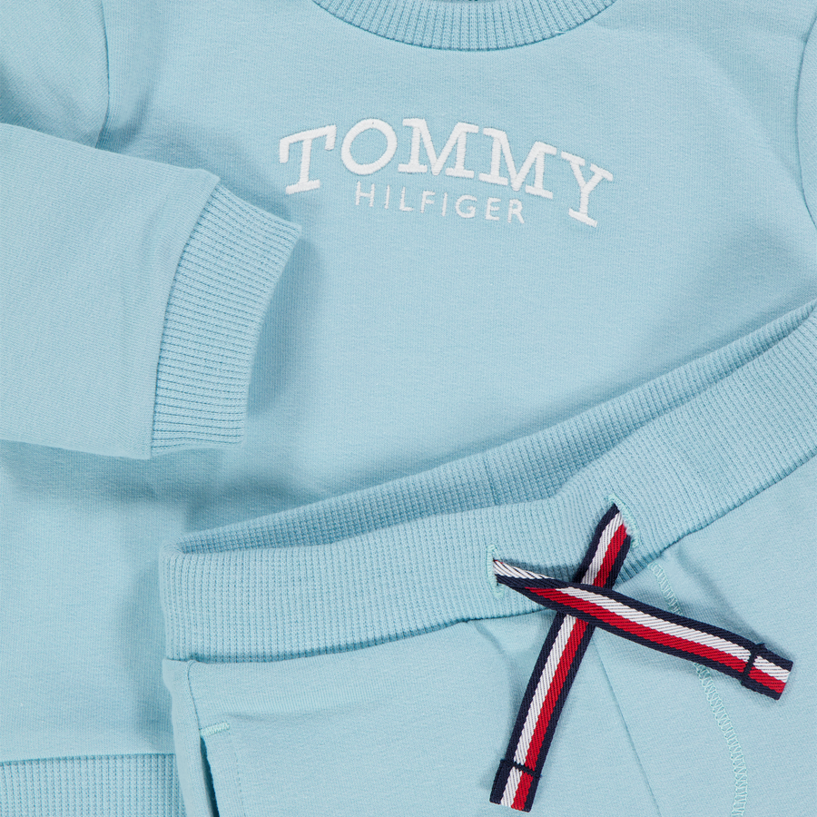 Tommy Hilfiger Baby Unisex Joggingpak In Turquoise