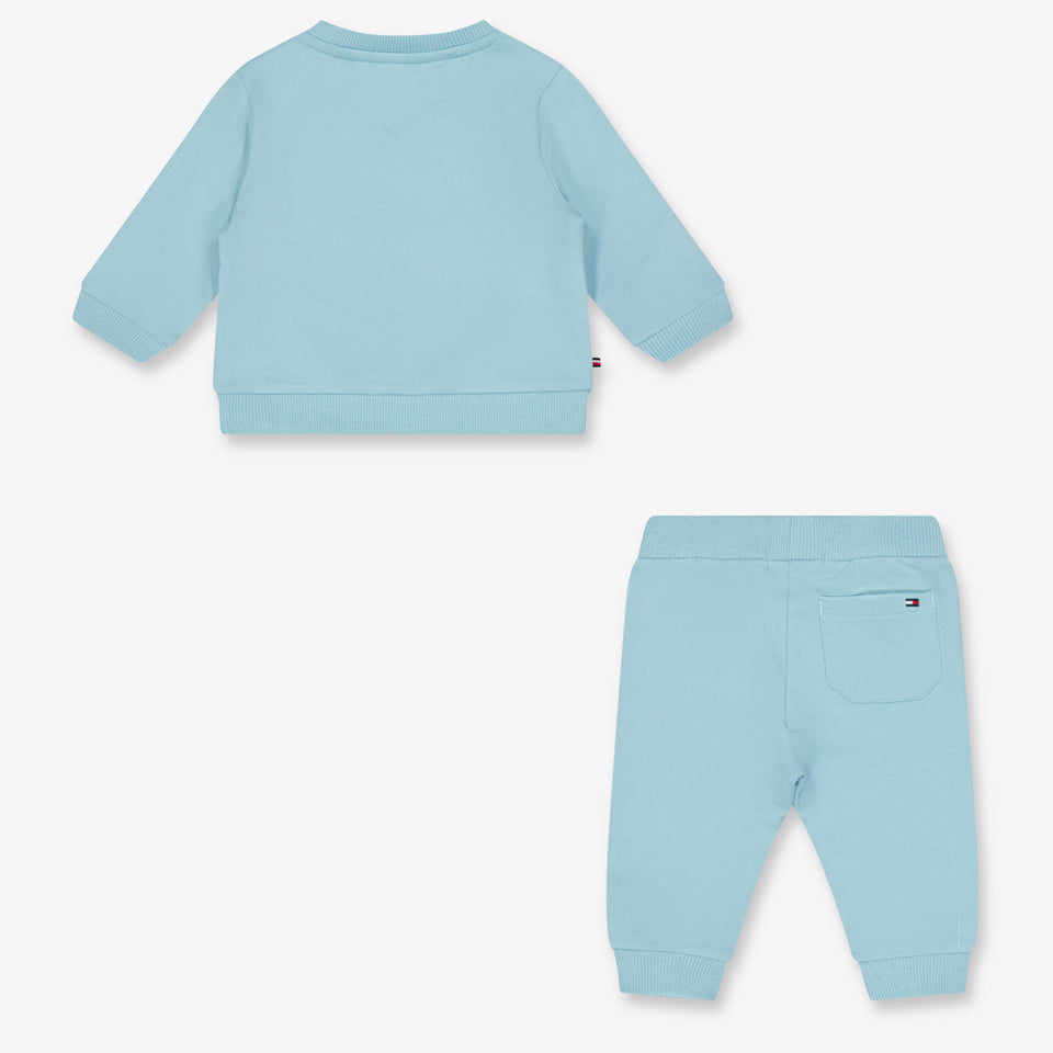 Tommy Hilfiger Baby Unisex Jogging suit in Turquoise