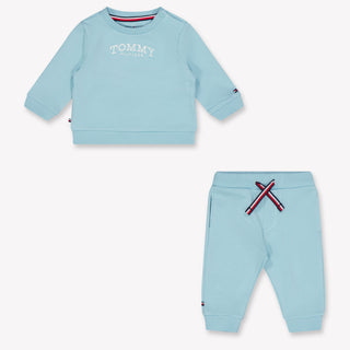 Tommy Hilfiger Baby Unisex Jogging suit in Turquoise