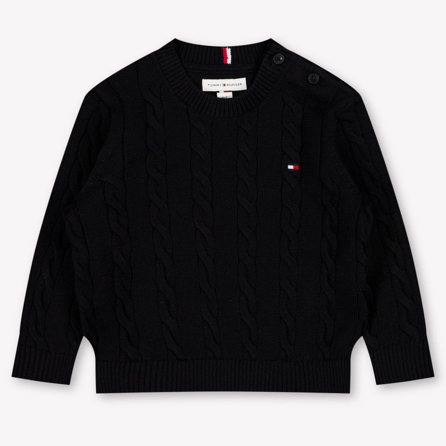 Tommy Hilfiger Baby Boys Sweater in Black