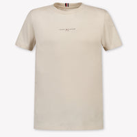 Tommy Hilfiger Kids Boys T-Shirt In Beige