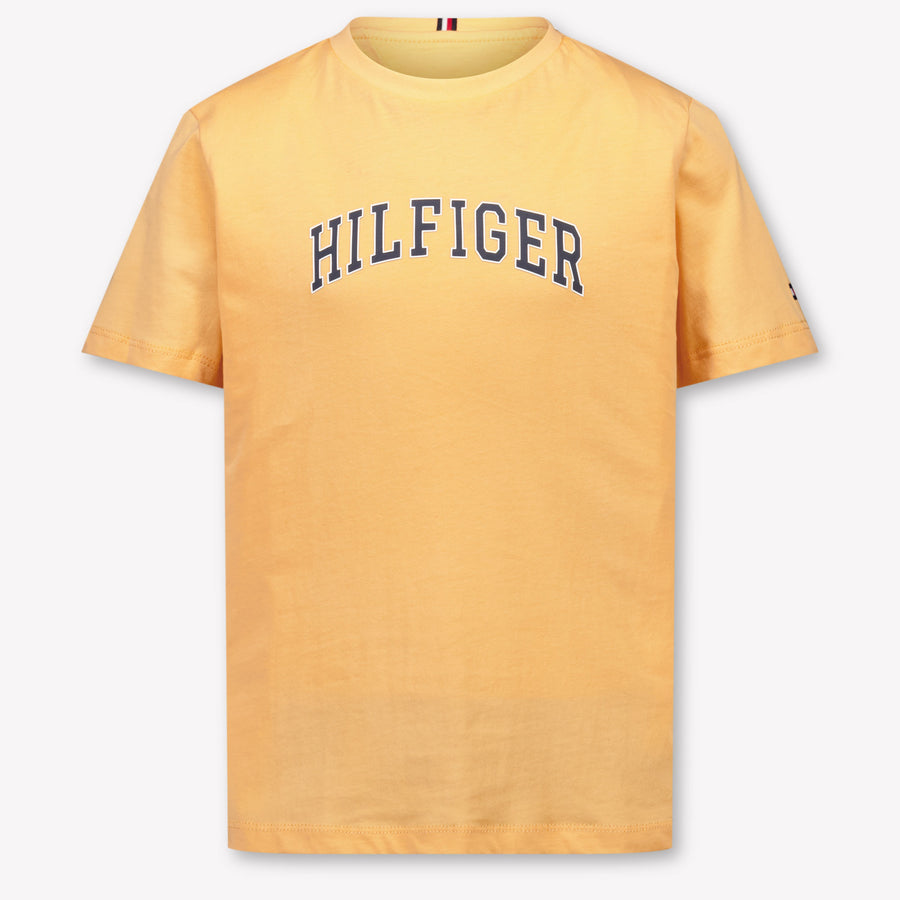 Tommy Hilfiger Kinder Jongens T-Shirt In Zalm