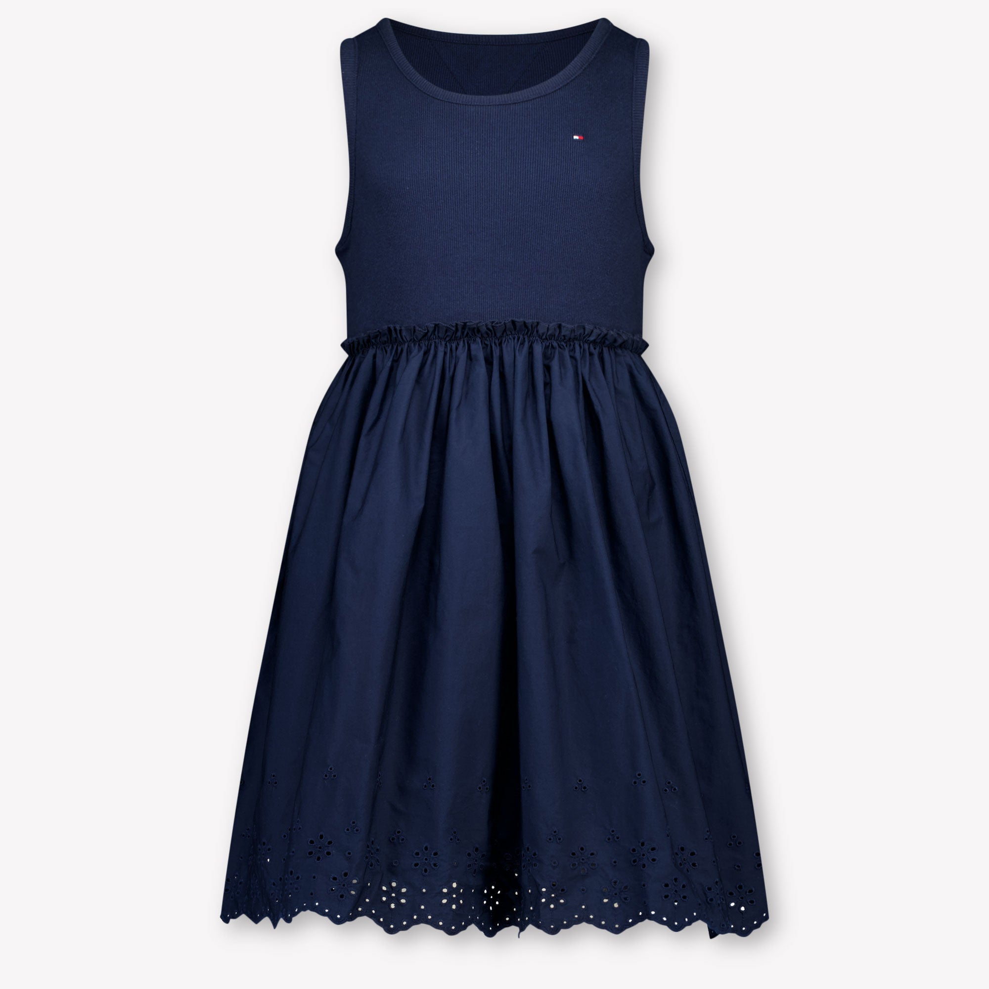 Tommy Hilfiger Kinder Meisjes Jurk In Navy