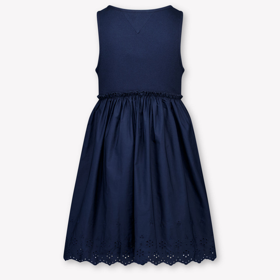 Tommy Hilfiger Kids Girls Dress In Navy