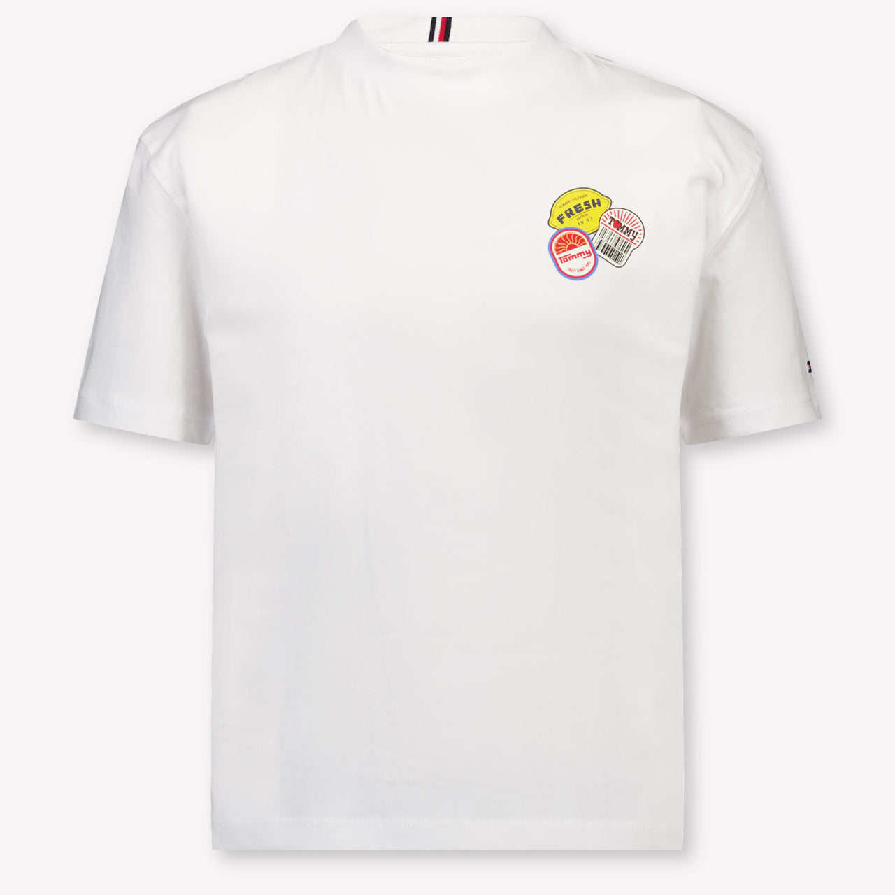 Tommy Hilfiger Kinder Jongens T-Shirt In Wit