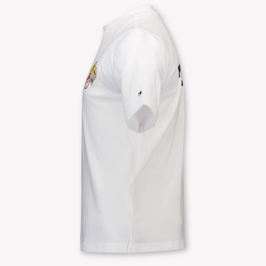 Tommy Hilfiger Kinder Jongens T-Shirt In Wit