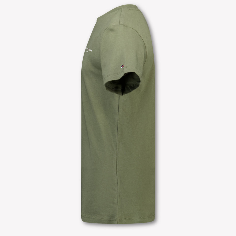 Tommy Hilfiger Kinder Unisex T-Shirt In Groen