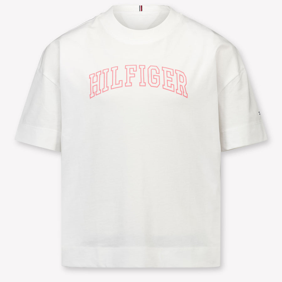 Tommy Hilfiger Kids Girls T-Shirt In White