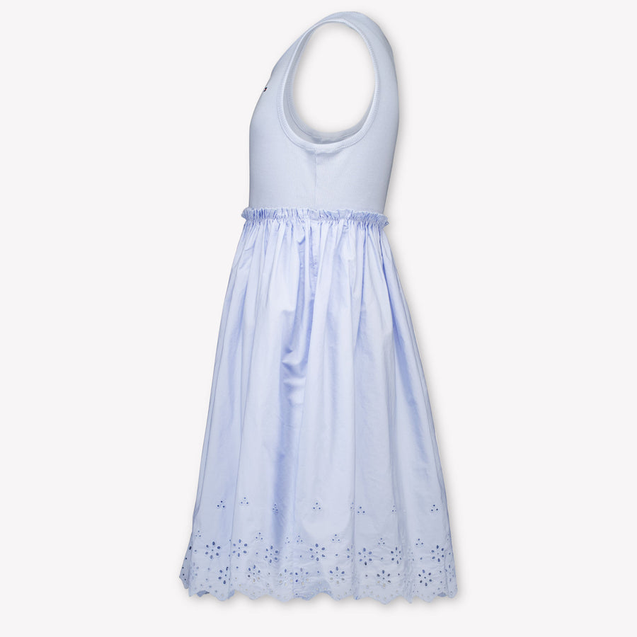 Tommy Hilfiger Kids Girls Dress In Light Blue