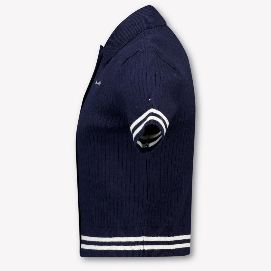 Tommy Hilfiger Kinder Meisjes Polo In Navy