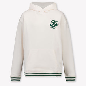 Tommy Hilfiger Kids Boys Sweater In OffWhite